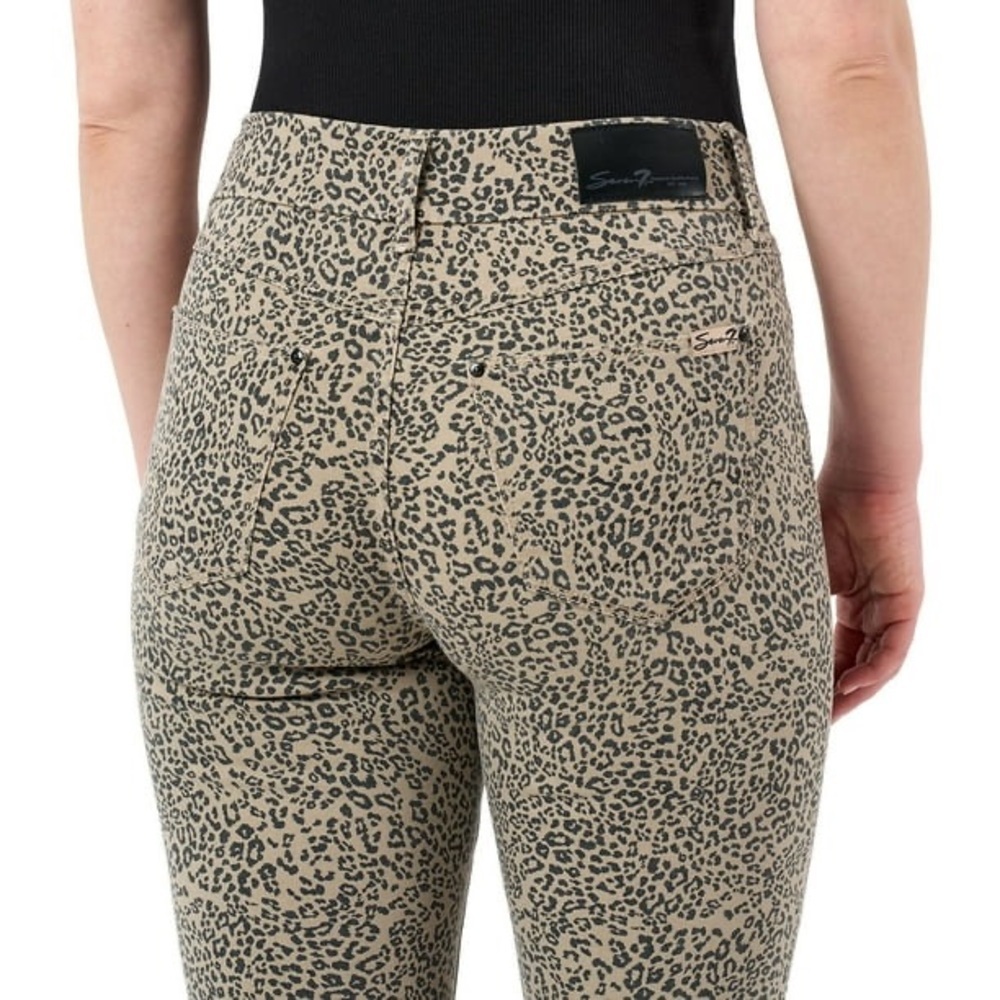 Seven7 Tummyless Leopard Print Skinny Jeans Women’s Shaping Denim Pants NWT